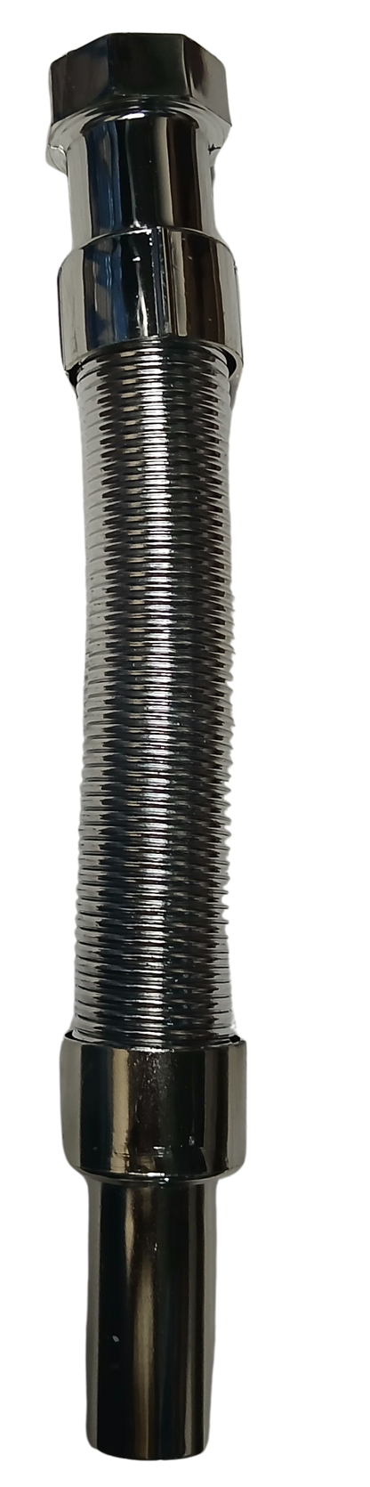 Waste Pipe Chrome Flexible PVC CP Hose Pipe – Heavy Duty 1 1/4" Drain Hose/Outlet Tube Connector