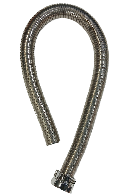 Stainless Steel Coated Flexible Wash Basin &amp; Sink Waste Pipe – 3 Feet (Rat-Proof Design)