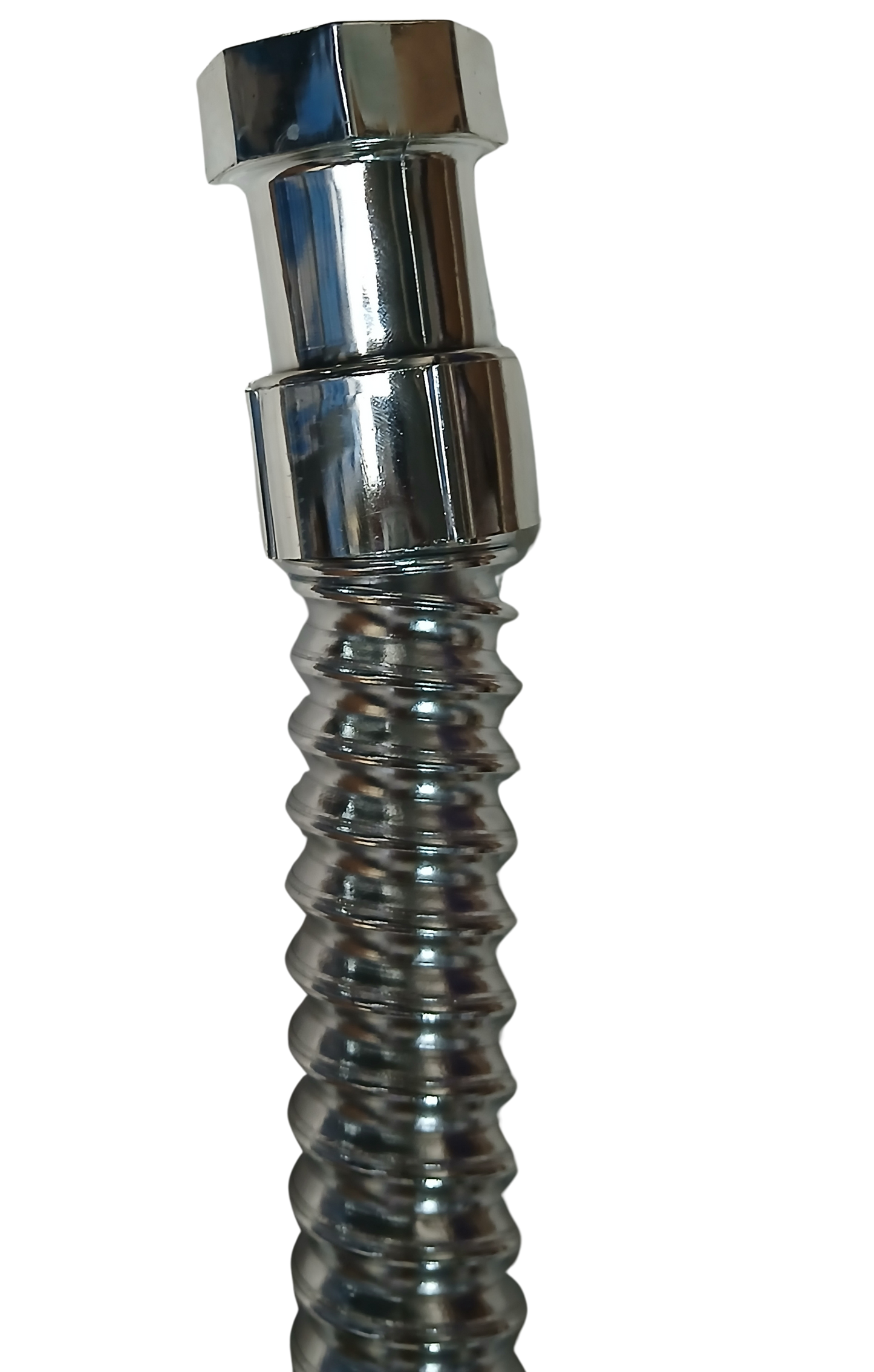 Waste Pipe Chrome Flexible PVC CP Hose Pipe – Heavy Duty 1 1/4" Drain Hose/Outlet Tube Connector