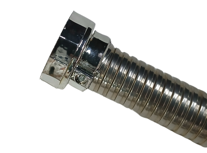 Stainless Steel Coated Flexible Wash Basin &amp; Sink Waste Pipe – 3 Feet (Rat-Proof Design)