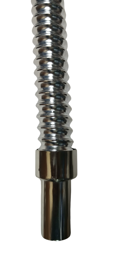 Waste Pipe Chrome Flexible PVC CP Hose Pipe – Heavy Duty 1 1/4" Drain Hose/Outlet Tube Connector